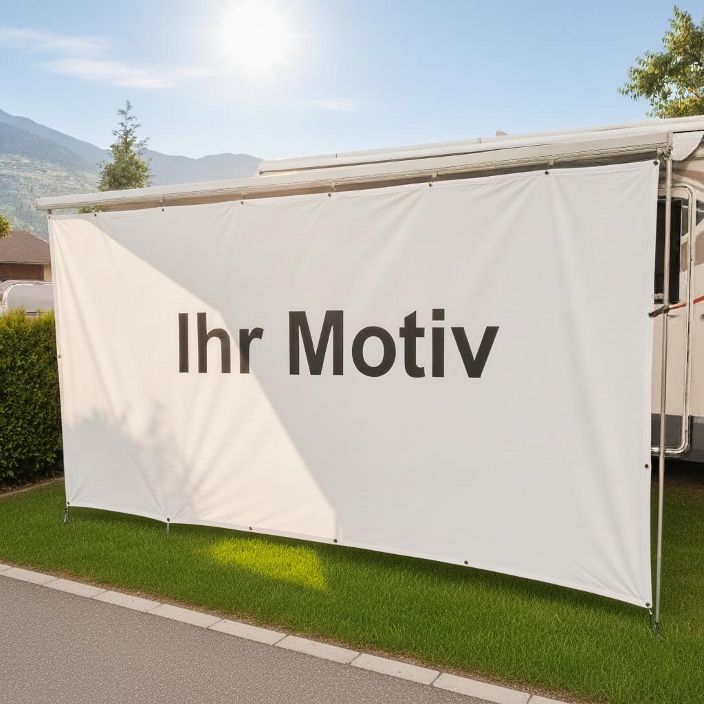 Unser neuestes Produkt: Das Wohnmobil-Vorhangbanner